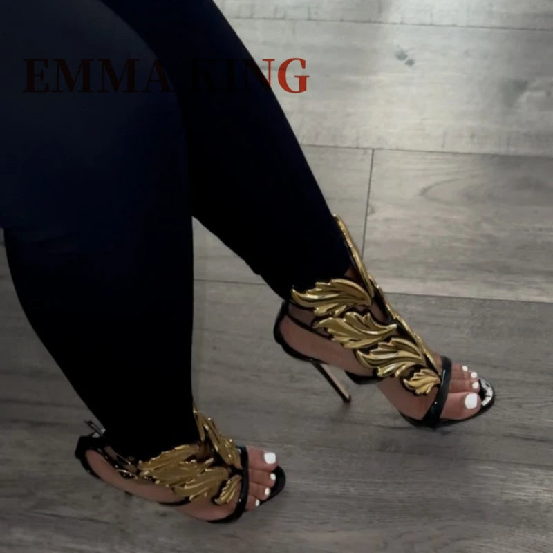 Ankle Strap Stiletto Heel Sandals
