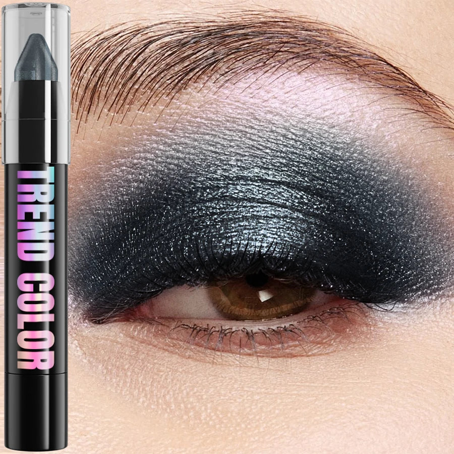 24-Color Pearlescent Eyeshadow & Eyeliner Pencil – Waterproof Shimmer and Matte Makeup Pen
