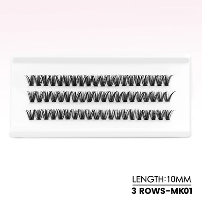 Fluffy Lash Clusters Kit – 100D Wispy Individual Eyelash Extensions (8–18mm)