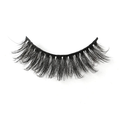 False Eyelash Kit – 3/5 Pairs Fluffy Mink Lashes with Tweezer & Brush