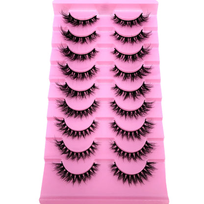 3D Mink-Effect False Eyelash Set – Soft, Fluffy &amp; Full of Volume