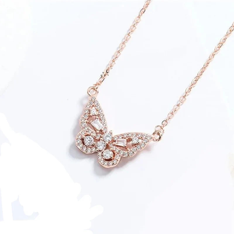 CC Cubic Zirconia Water Drop Pendant Necklace