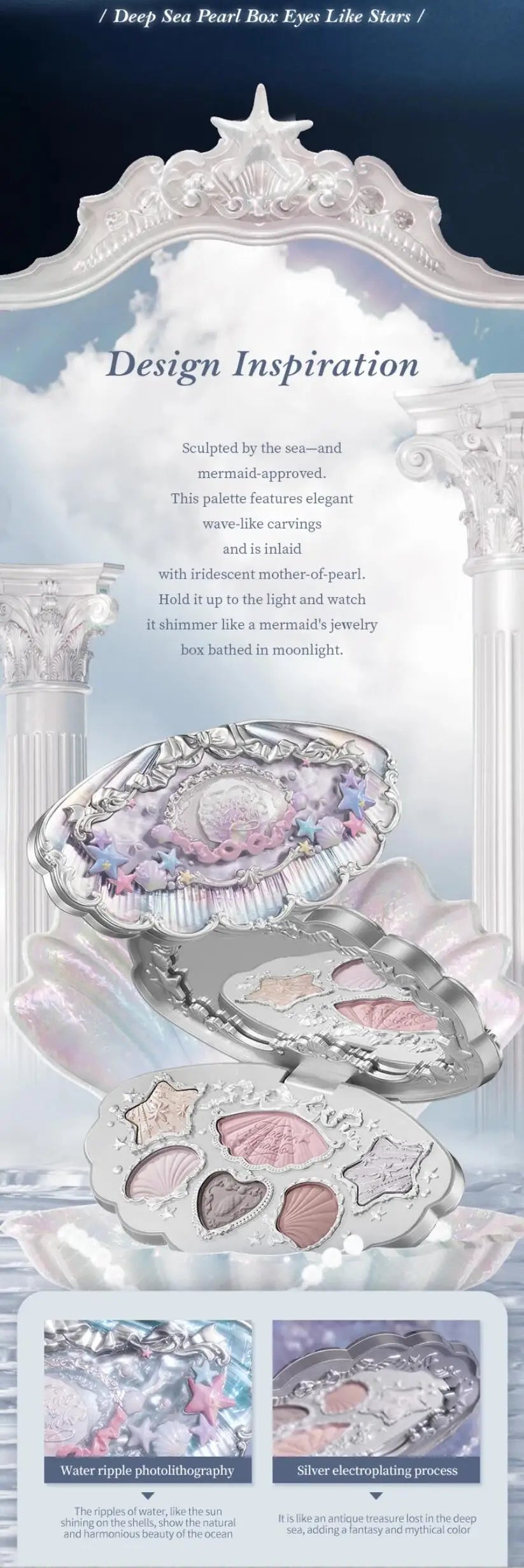 Little Angel 9-Color Eyeshadow Palette – Shimmer & Glitter Finishes