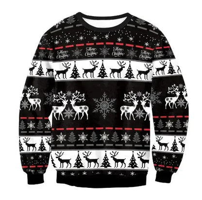 3D Funny Christmas Sweater – Green Holiday Jumper for Party & Festive Wear