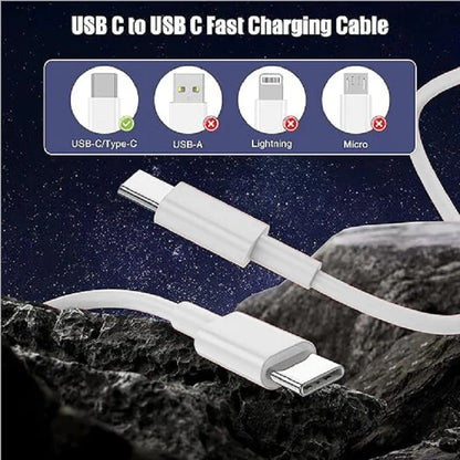 PD 60W Type-C to Type-C Fast Charging Cable – 5pcs / 10pcs Set