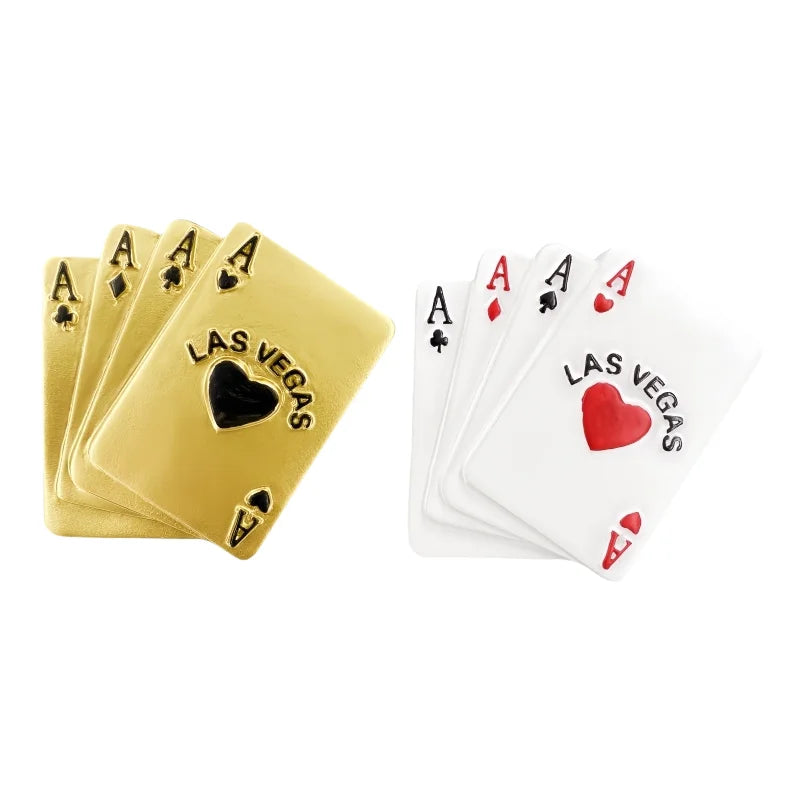 Las Vegas Playing Cards Fridge Magnet