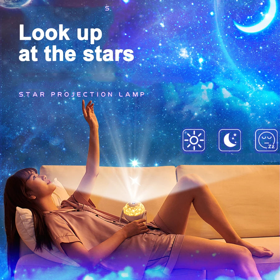 Galaxy Projector Night Light – Starry Planetarium Lamp for Home & Gifts