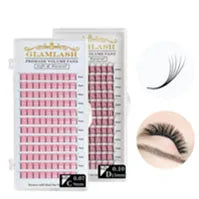 Green Lash Extensions – Vibrant Individual False Mink Lashes for Creative Makeup Looks