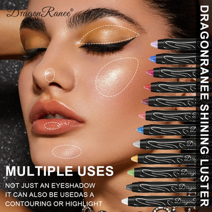 Glitter Eyeshadow & Eyeliner Pencil Set (12 Colors)