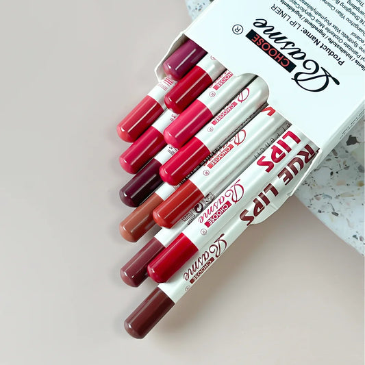 12PCS Matte Lipstick & Lip Liner Gift Set