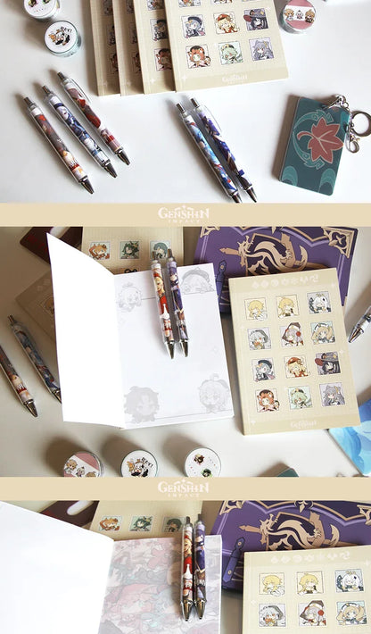 Genshin Impact Mona Notebook – Student Stationery, Cosplay Prop & Collector’s Gift