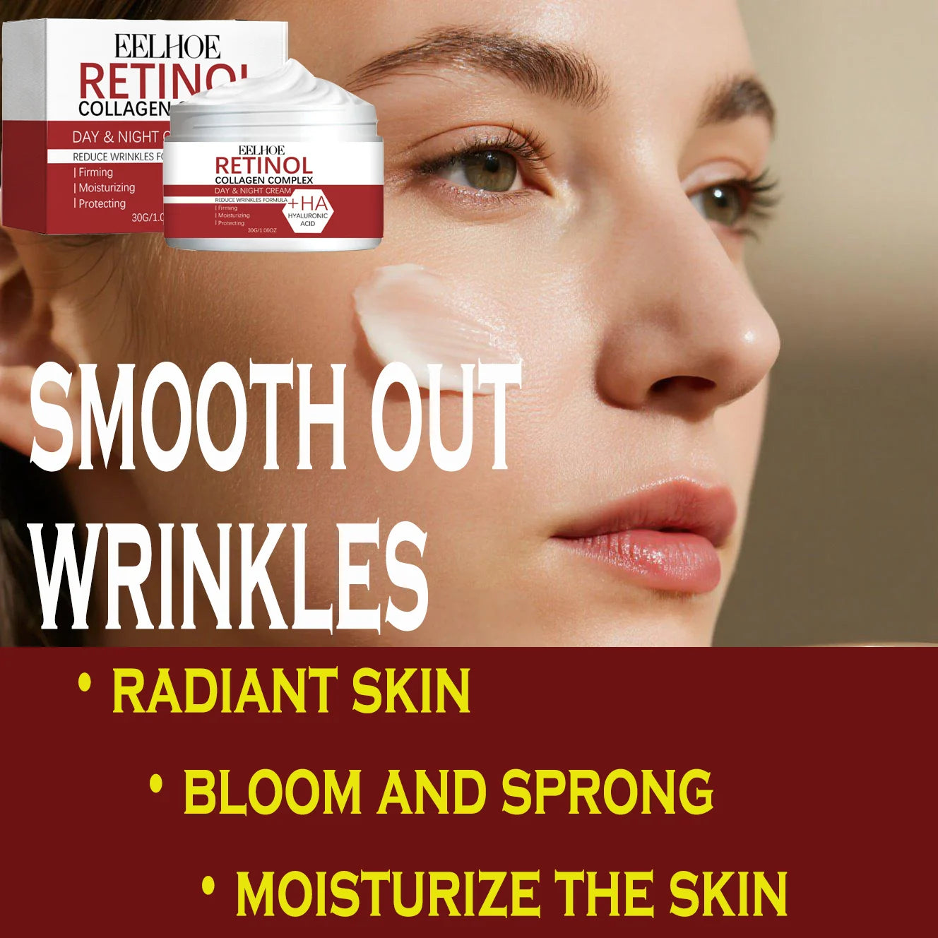 Anti-Wrinkle Retinol Collagen Cream