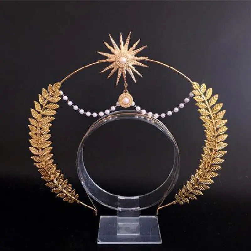 Virgin Mary Halo Queen Tiara – Angel Wings Gothic Lolita Headband