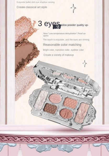 Flower Knows Swan Ballet Eyeshadow Palette