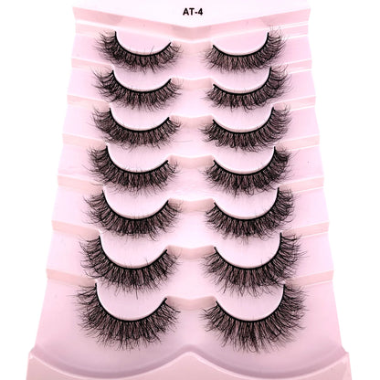 3D Mink-Effect False Eyelash Set – Soft, Fluffy &amp; Full of Volume