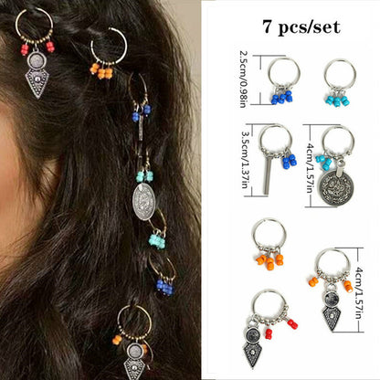 5pcs Butterfly Hair Beads