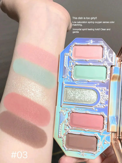Flower Knows Swan Ballet Eyeshadow Palette
