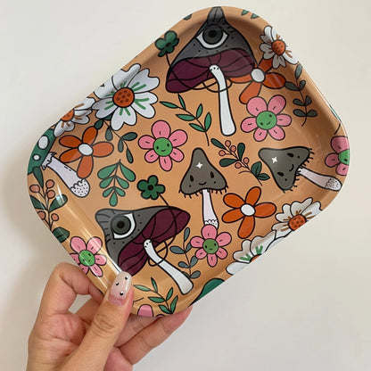 7×5.5 Inch Portable Rolling Tray