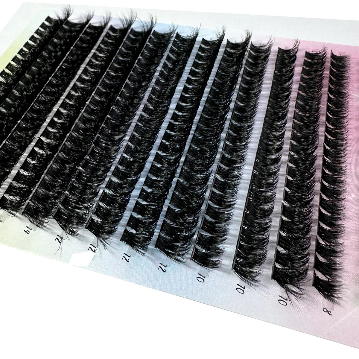 DIY 5D Fluffy Lash Clusters – 80D D-Curl Wispy Extensions (280pcs)