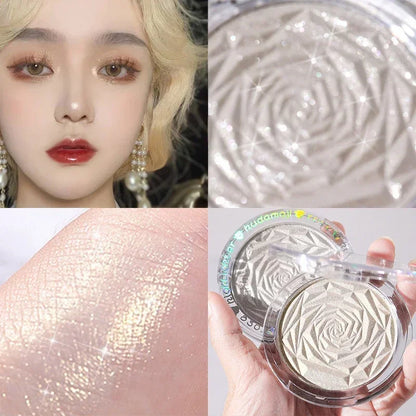 6-Color Diamond Highlighter Powder Palette