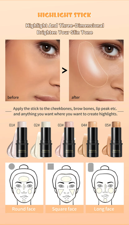 Hello Kiss Face Bronzer & Contour Stick