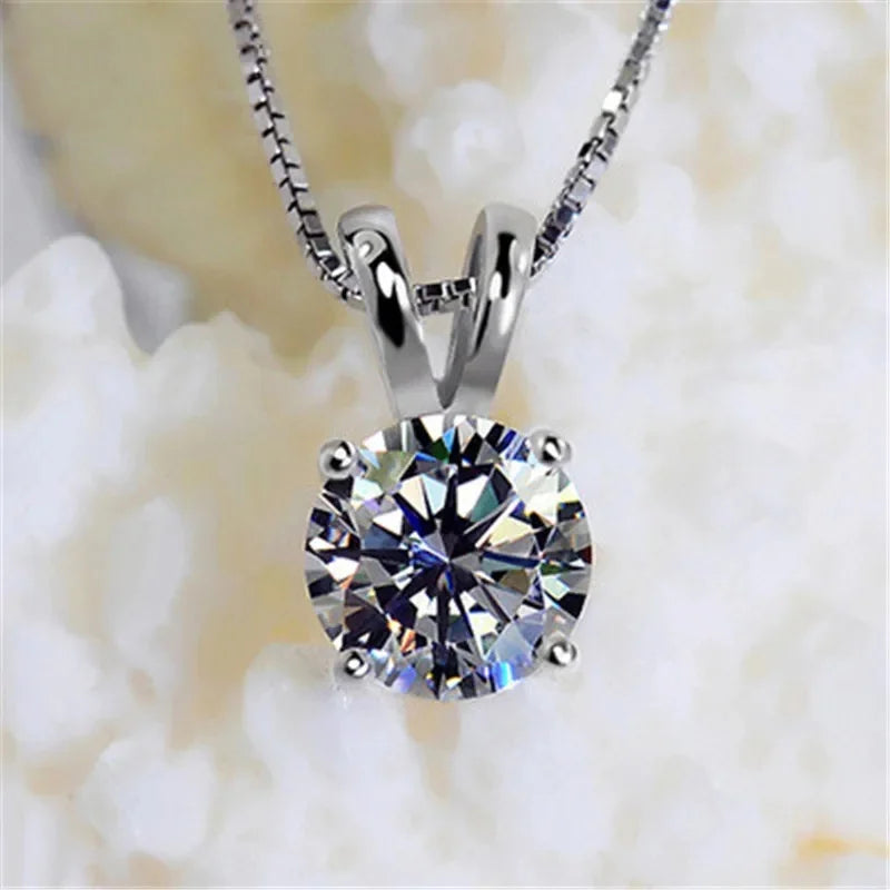 CC Cubic Zirconia Water Drop Pendant Necklace