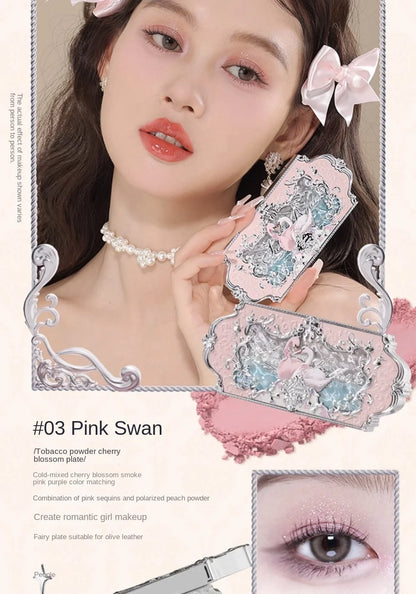 Flower Knows Swan Ballet Eyeshadow Palette