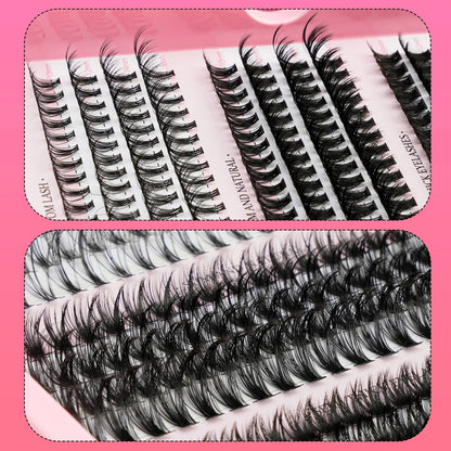 DIY Lash Cluster Extension Kit – Bond, Seal & Applicator Set (5–16mm)