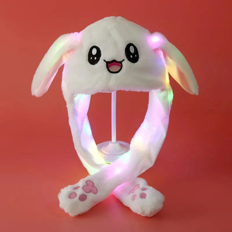 LED Moving Bunny Ears Hat