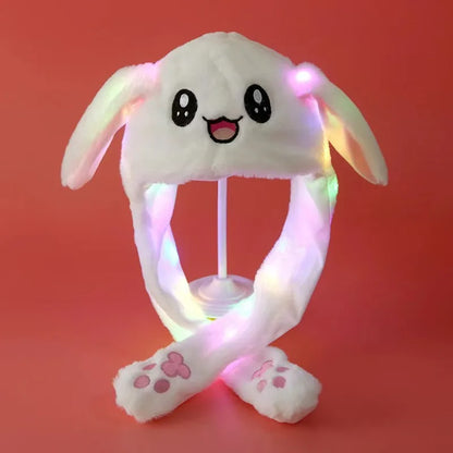 LED Moving Bunny Ears Hat