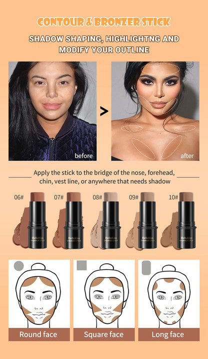 Hello Kiss Face Bronzer & Contour Stick