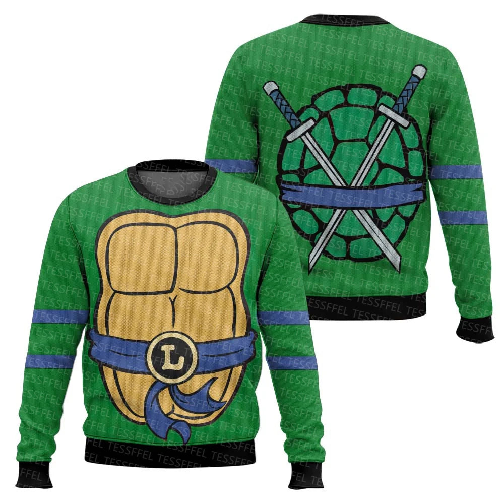 Cosplay Santa Claus Ugly Christmas Sweater – 3D Print Harajuku Graffiti Pullover