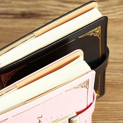 A5 Retro Password Lock Notebook – 200 Sheets Creative Thickened Diary & Stationery