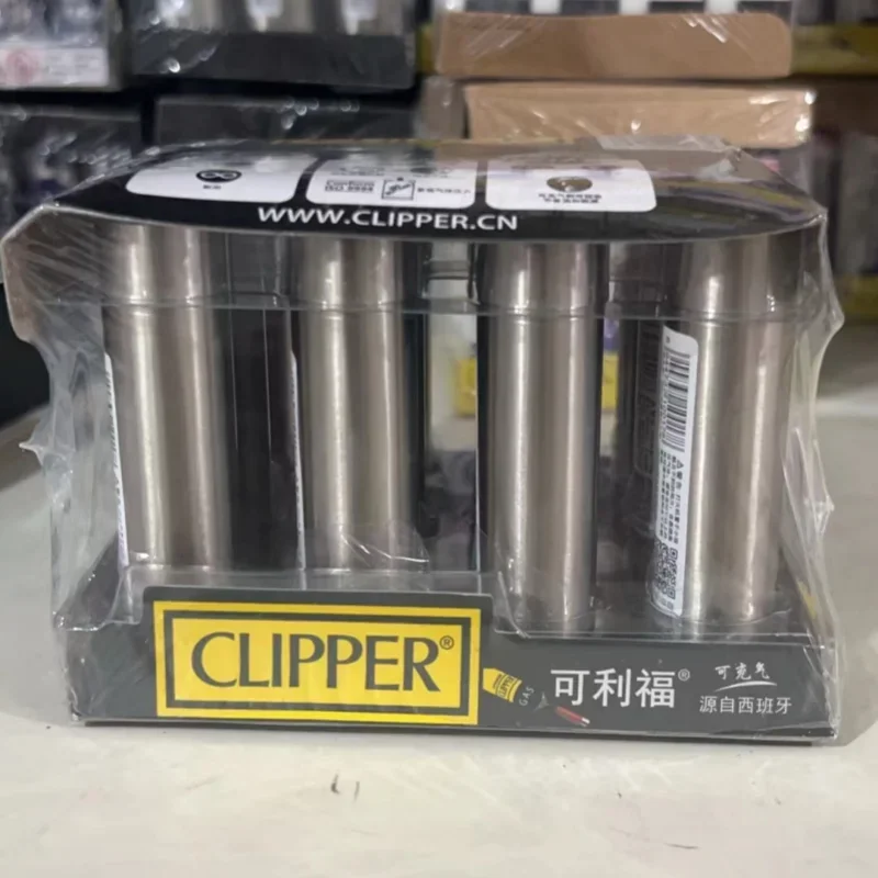 24-Piece Clipper-Style Butane Lighter Set – Refillable with Pattern Designs