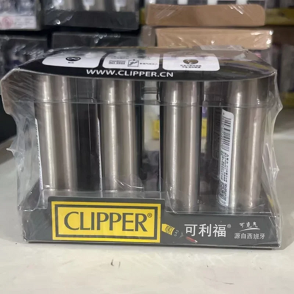24-Piece Clipper-Style Butane Lighter Set – Refillable with Pattern Designs