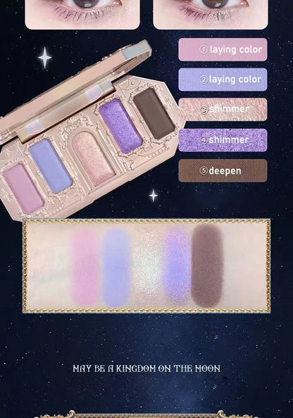 Flower Knows Moonlight Mermaid Eyeshadow Palette – 8 Magical Shades to Mesmerize