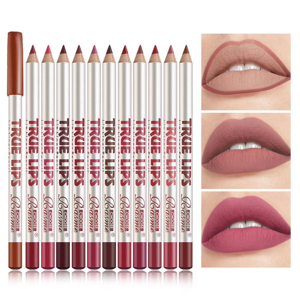 12PCS Matte Lipstick & Lip Liner Gift Set