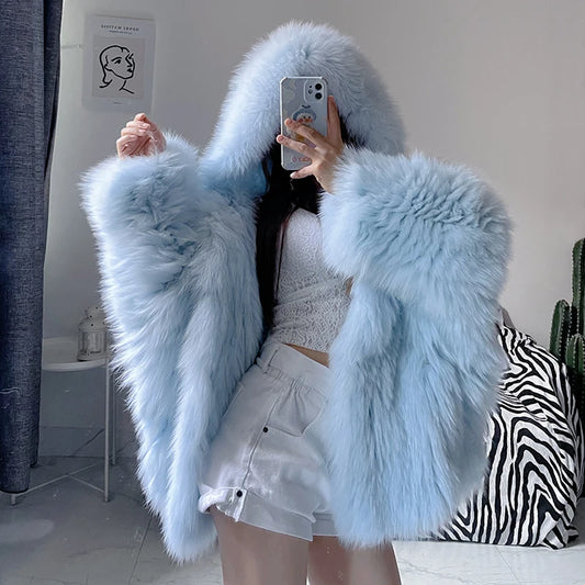 Lautaro Shaggy Faux Fur Jacket – Cozy Luxe With a Statement Twist