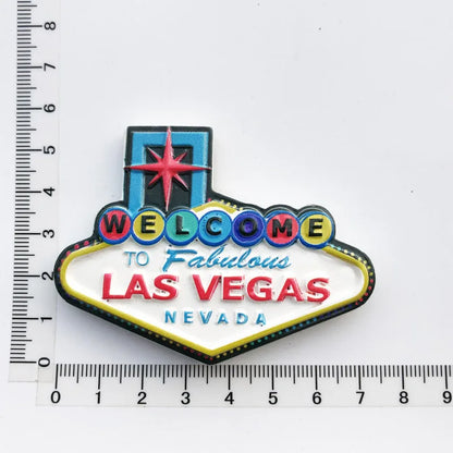Las Vegas Souvenir Fridge Magnet