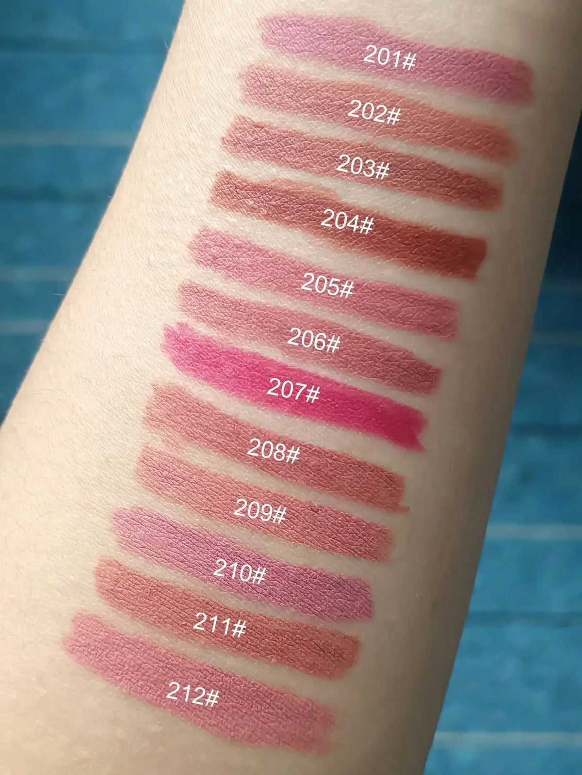 12PCS Matte Lip Liner Pencil Set