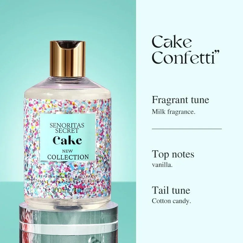 Sweet Fragrance Body Wash – 300ml Moisturizing & Oil-Control Shower Gel for Deep Cleansing and Lasting Scent