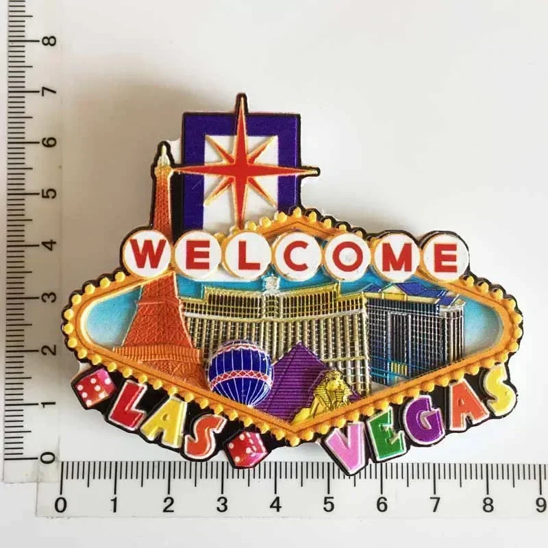 Las Vegas Souvenir Fridge Magnet