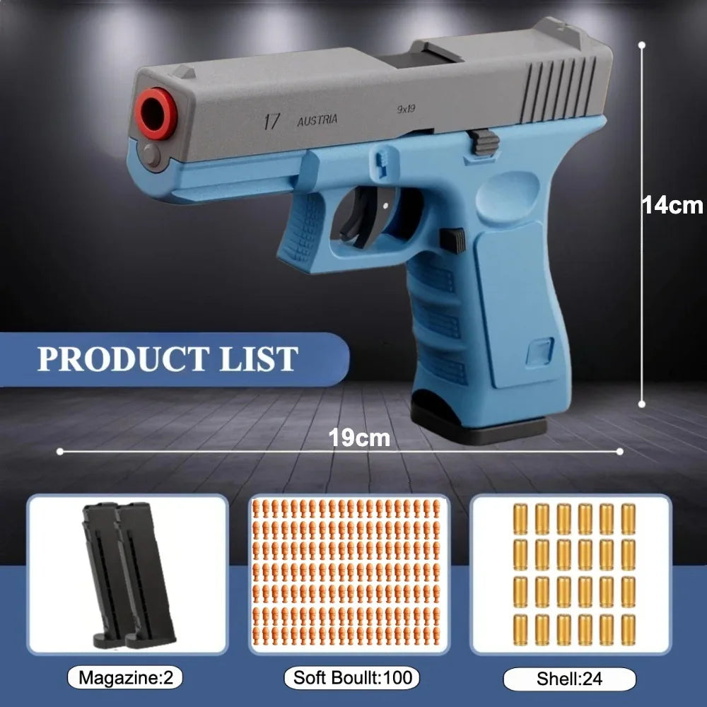 Shell Ejecting Soft Bullet Blaster