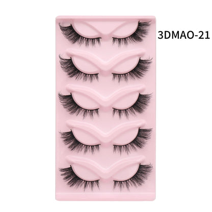 Cat Eye 3D Lashes – Fluffy, Wispy, Manga Magic