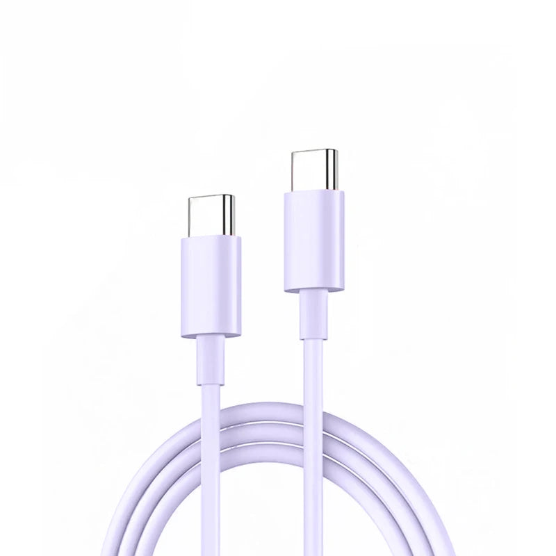 PD 60W Type-C to Type-C Fast Charging Cable – 5pcs / 10pcs Set