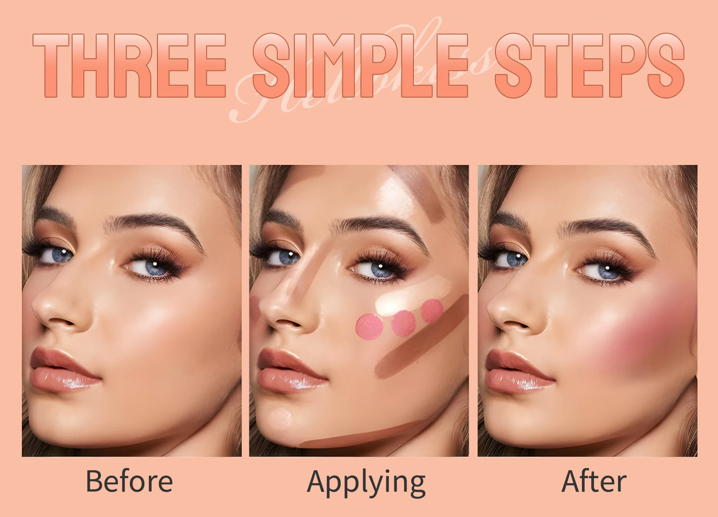 Contour Stick Set – Matte Finish Highlighter & Shadow Duo for Flawless V-Face Sculpting