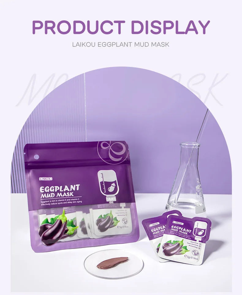 Eggplant Mud Mask Set (5pcs)