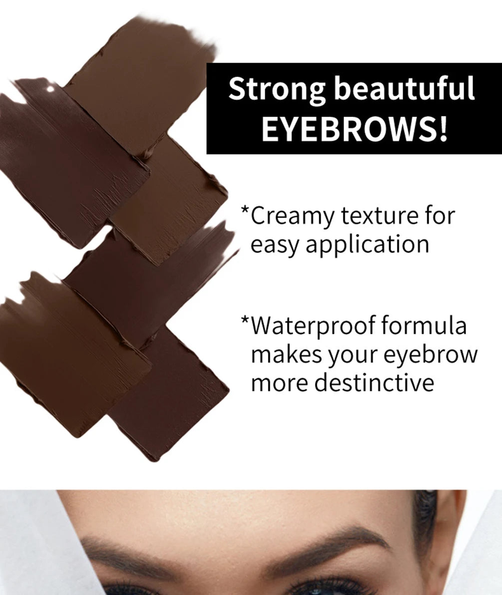 Waterproof Eyebrow Cream – Long-Lasting Pomade for Defined, Natural Brows (3g)