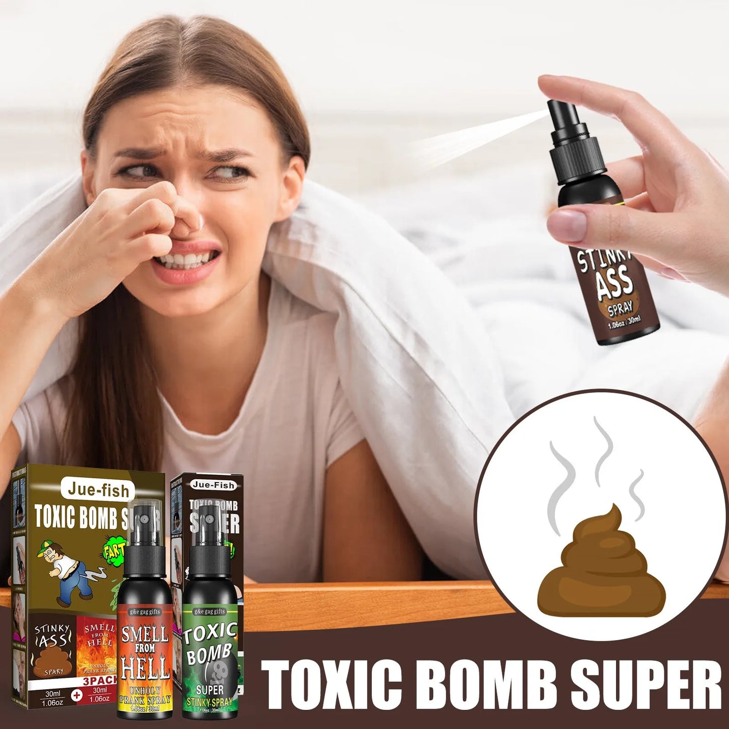 Poop Spray Prank Spray