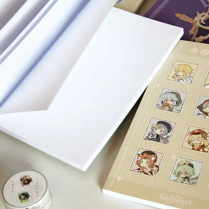 Genshin Impact Mona Notebook – Student Stationery, Cosplay Prop & Collector’s Gift
